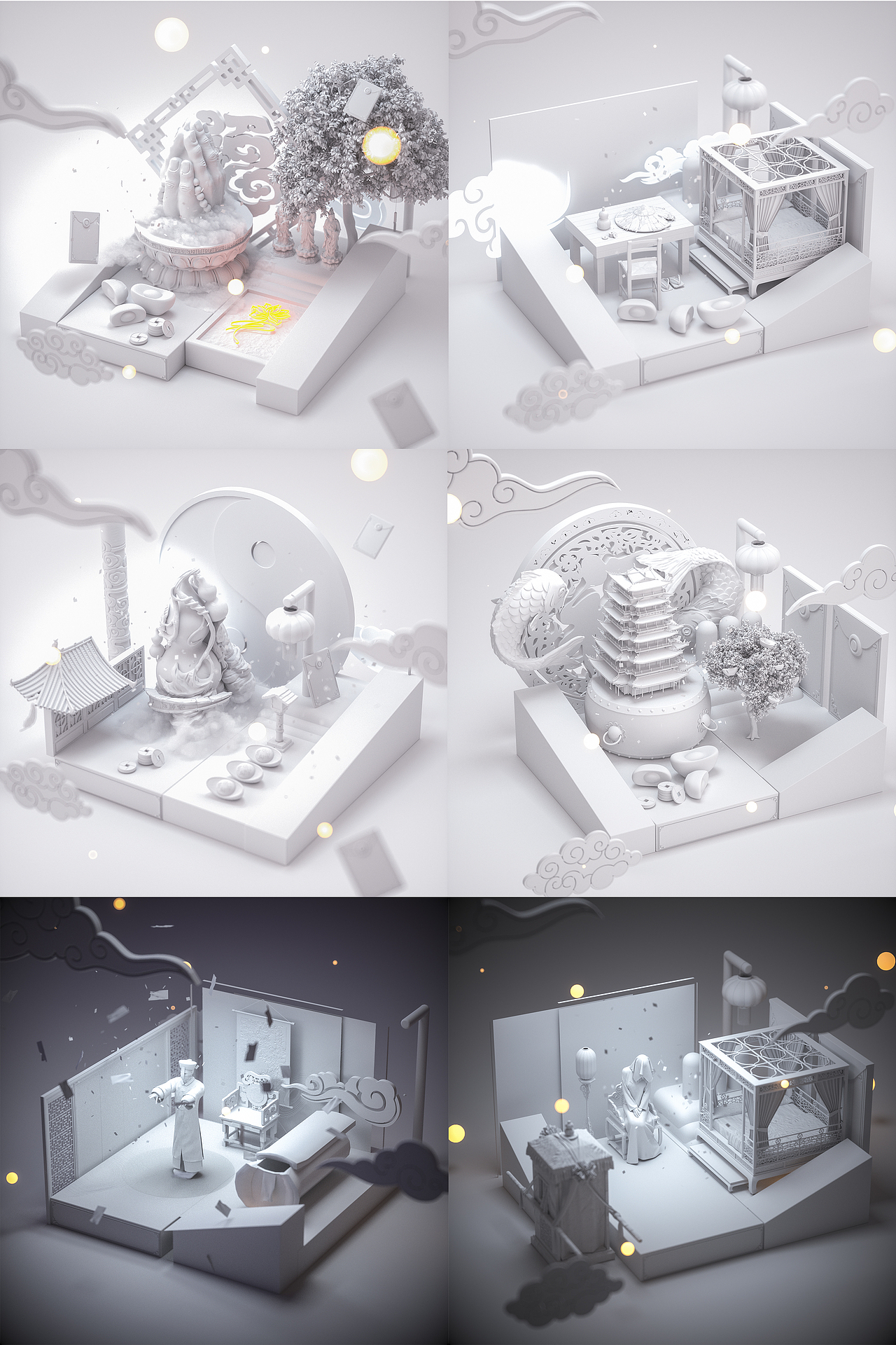 《国味》—C4D原创作品（图ZMTQ1MzU1Mzcy） - 场景 - 站酷设计师我就是NiaoNiao原创素材 - 站酷ZCOOL