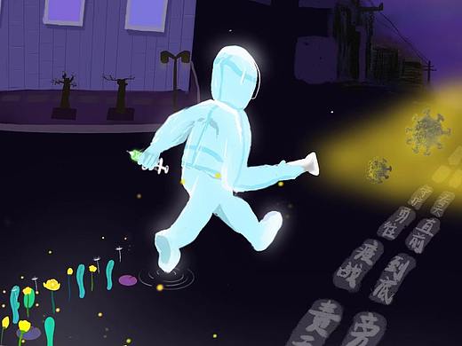 戰(zhàn)疫（個人主頁-ZNTYxNzU1Njg=） - 藝術(shù)插畫 - 站酷設(shè)計師LIME小公主原創(chuàng)素材 - 站酷ZCOOL