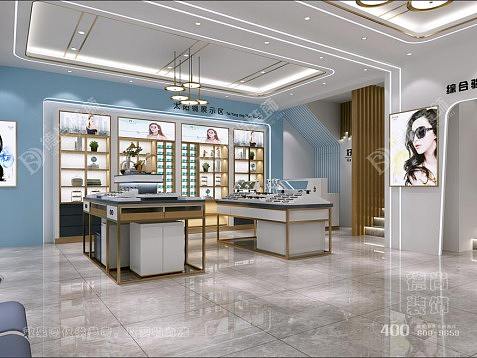 眼镜店装修设计质感与生活，眼镜展柜设计拒接将就