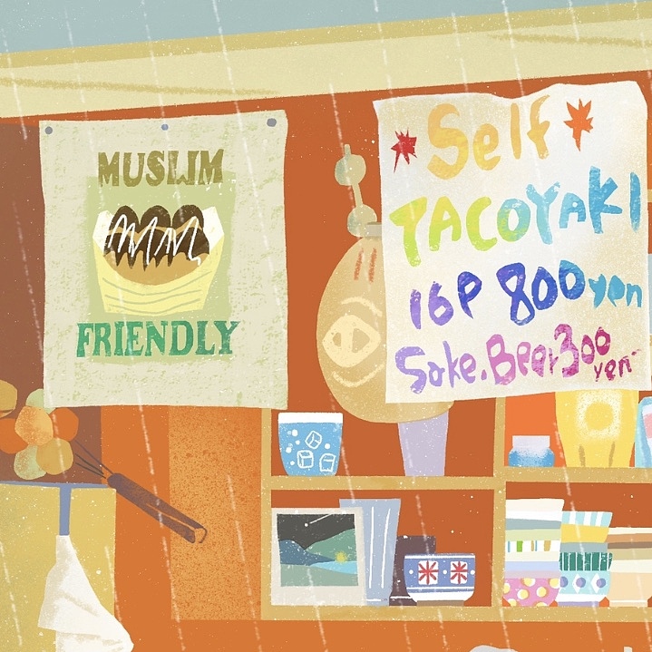 七月的一些插画作品➕海报