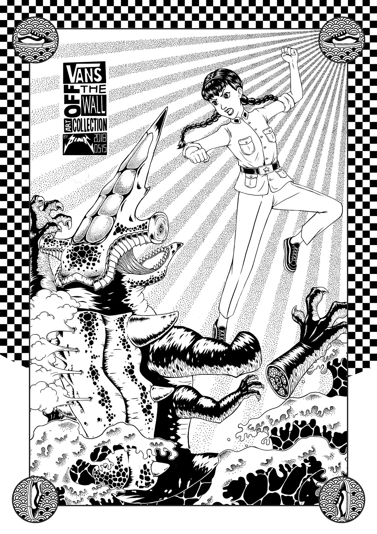 #VANS艺术家#大江战妖图