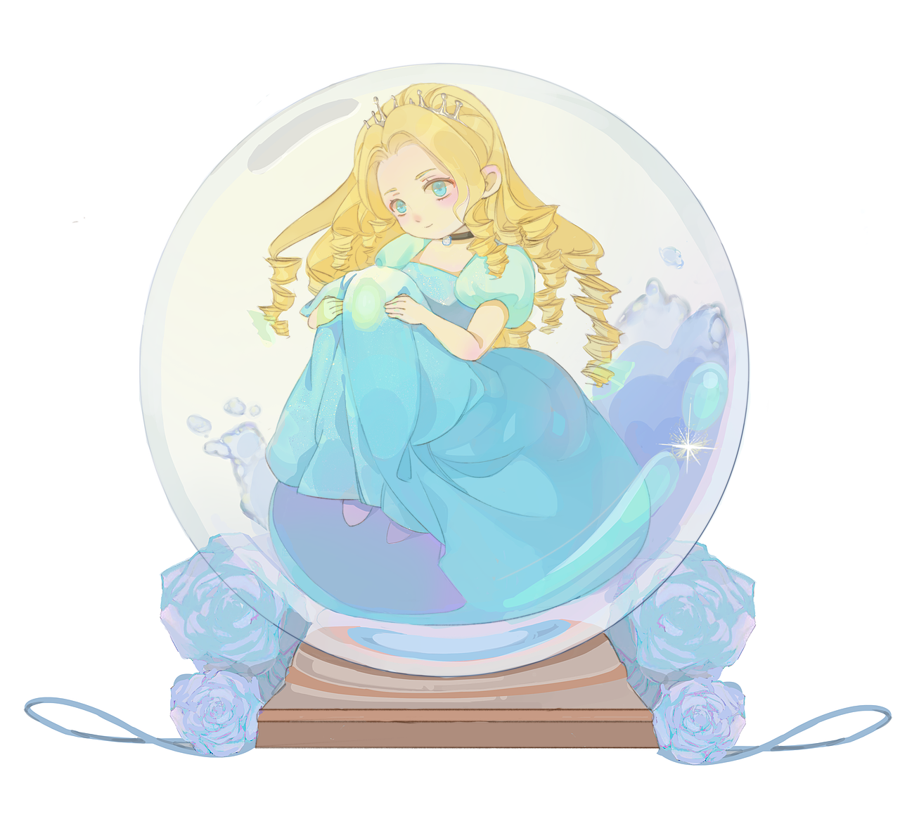 这个玻璃球一定很薄