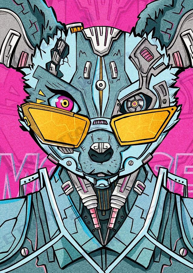 赛博朋克 nft老鼠十二生肖