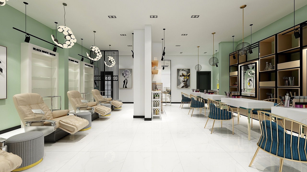 纹绣美甲店(现代)