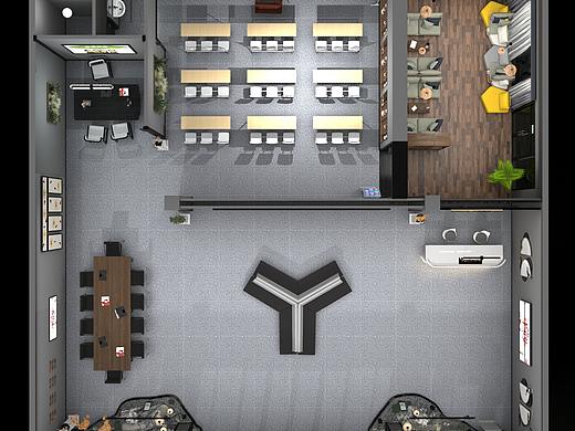 Redshift展馆渲染（个人主页-ZNDgyMzIyMzY=） - 人物/生物 - 站酷设计师打完KISS好睡觉原创素材 - 站酷ZCOOL