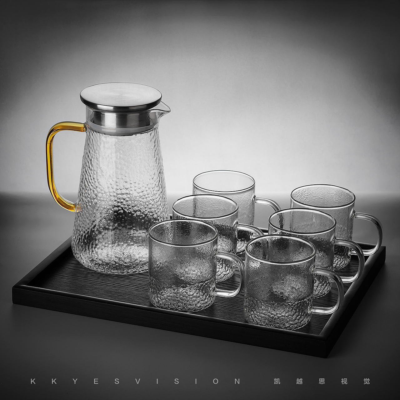 夏季冷水壶凉水壶 茶壶 耐热玻璃水杯 古典 静物拍摄