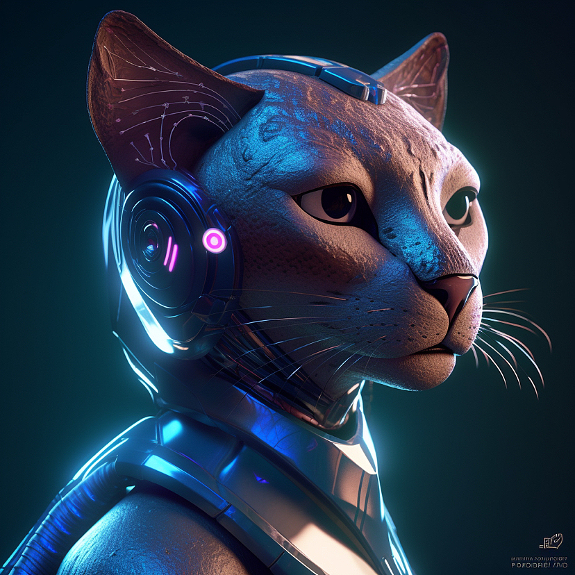 AI | 第四代机甲战斗猫猫20%猫80%机甲
