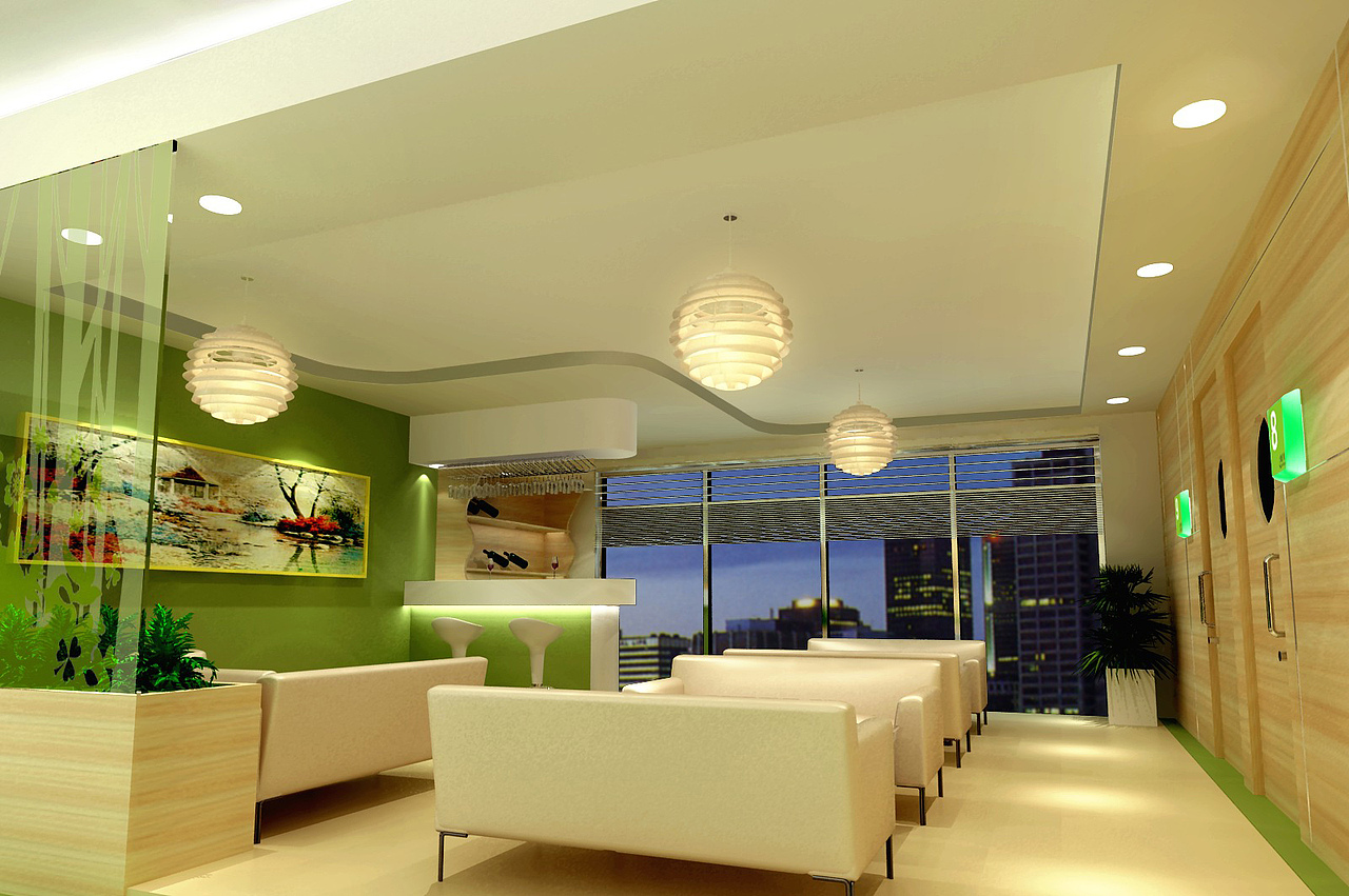 医院展厅空间装修设计|广州设计公司（图ZNjQ4MTk5MDA=） - 展陈设计 - 站酷设计师he1985原创素材 - 站酷ZCOOL