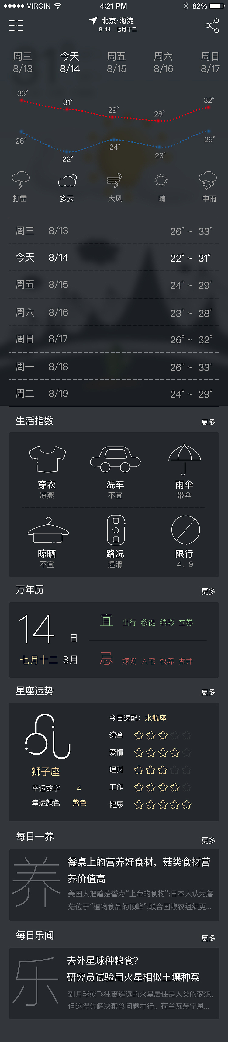 花花天气APP——脸萌工作室