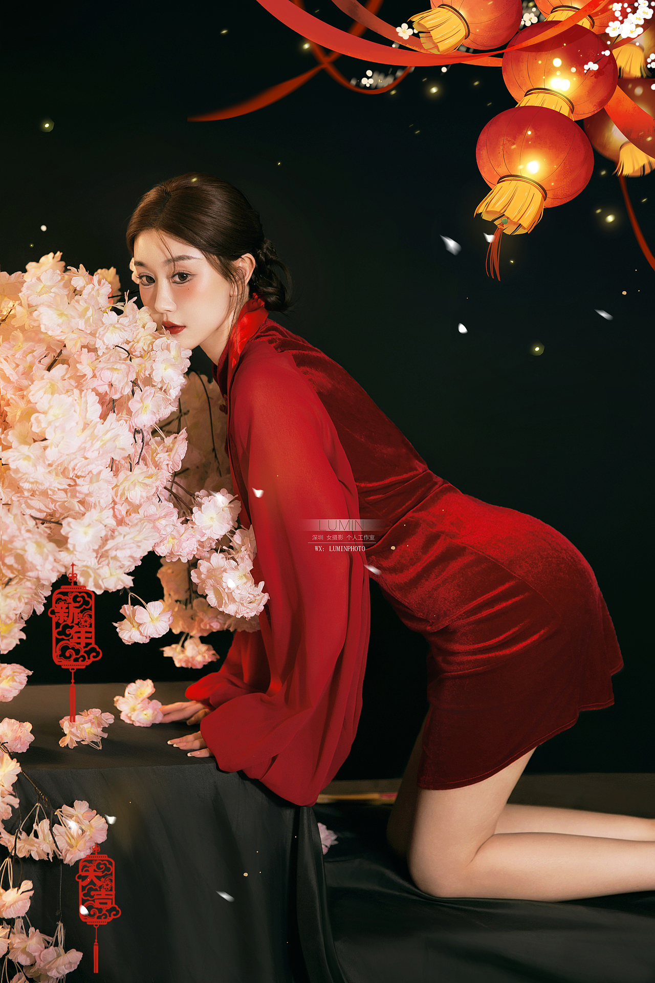 新年写真摄影 旗袍