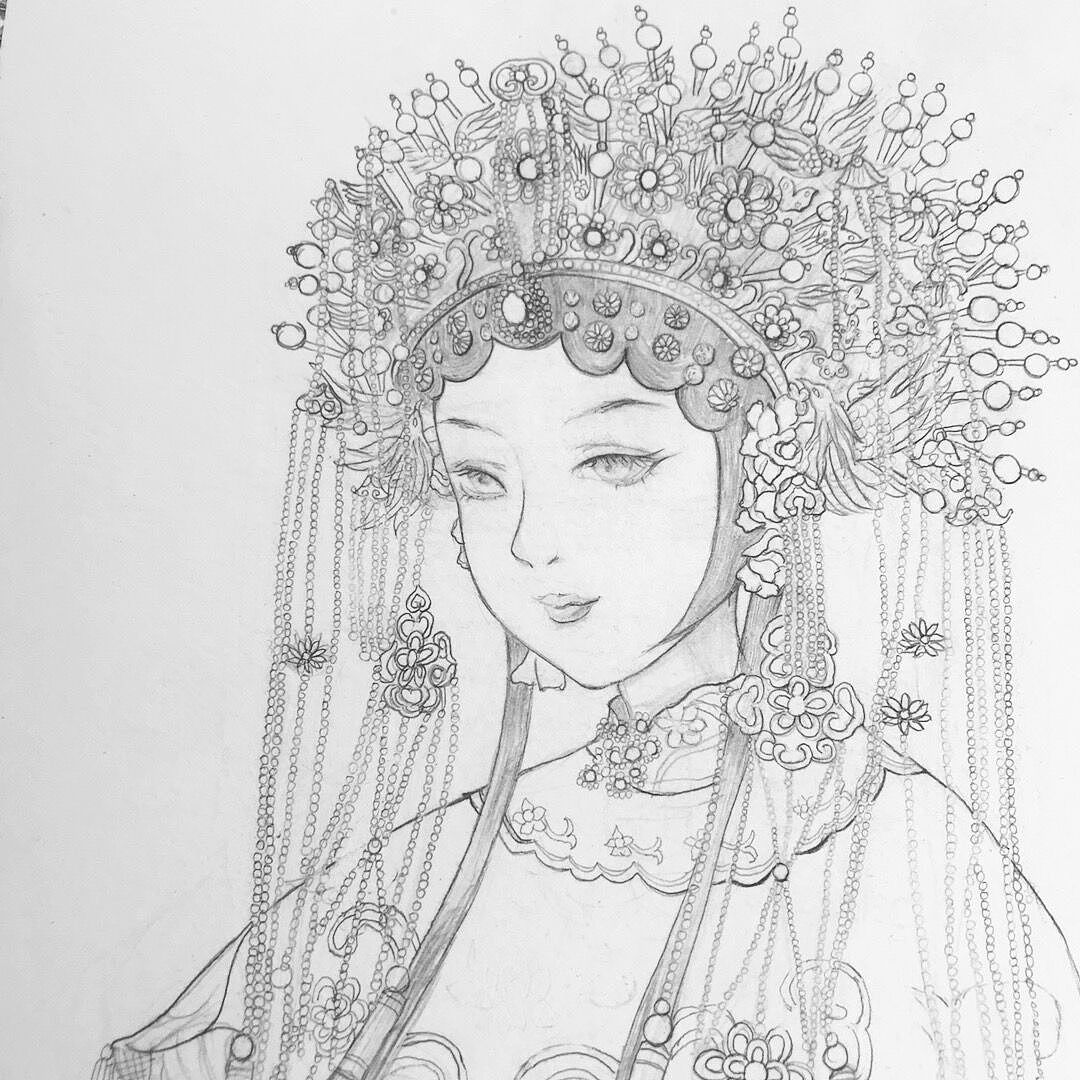 水彩画商细蕊手绘