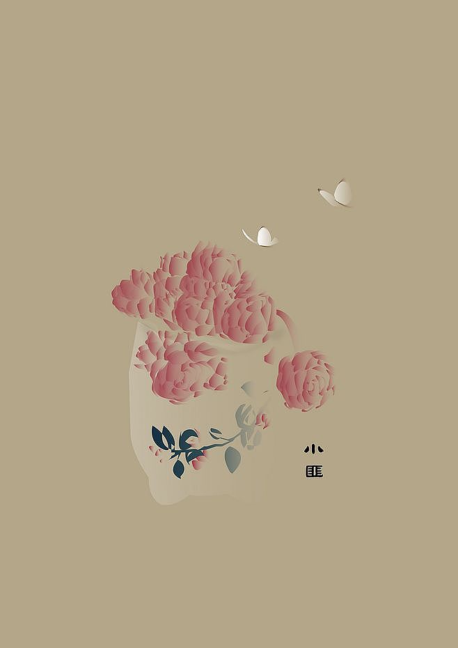 小匪原创复古华韵青瓷（图ZODE1ODg0MjQ=） - 商业插画 - 站酷设计师小匪Fancy原创素材 - 站酷ZCOOL
