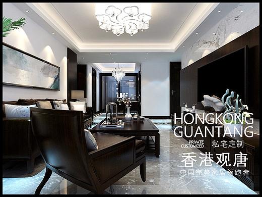 滕州观唐装饰|滕州君瑞城150平现代简约装修效果图