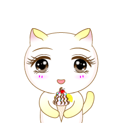 萝莉猫微信表情,作者:xiaocai