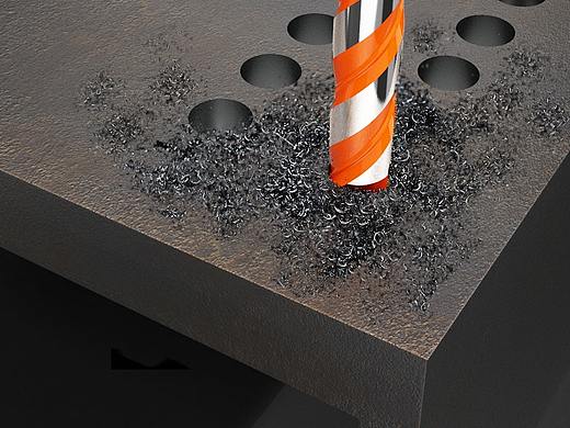 2019五金钻头三角钻详情页 C4D场景建模渲染