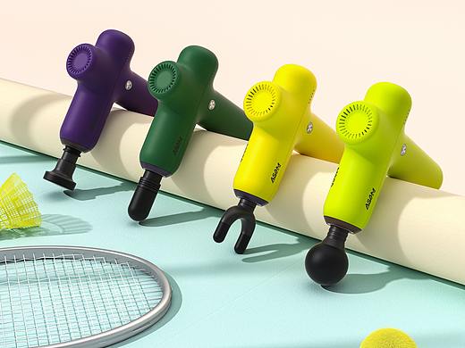 糖果色筋膜枪（个人主页-ZNDk4NDA5NDg=） - 生活用品 - 站酷设计师阳光书斋原创素材 - 站酷ZCOOL