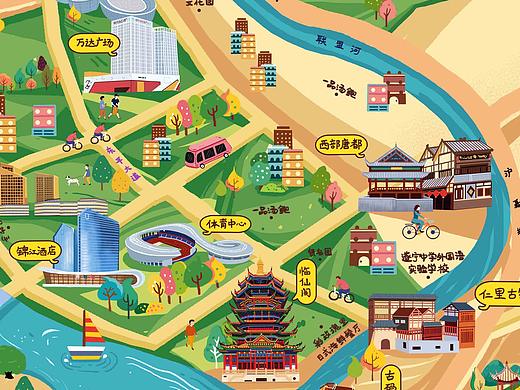 手绘地图手绘地图
