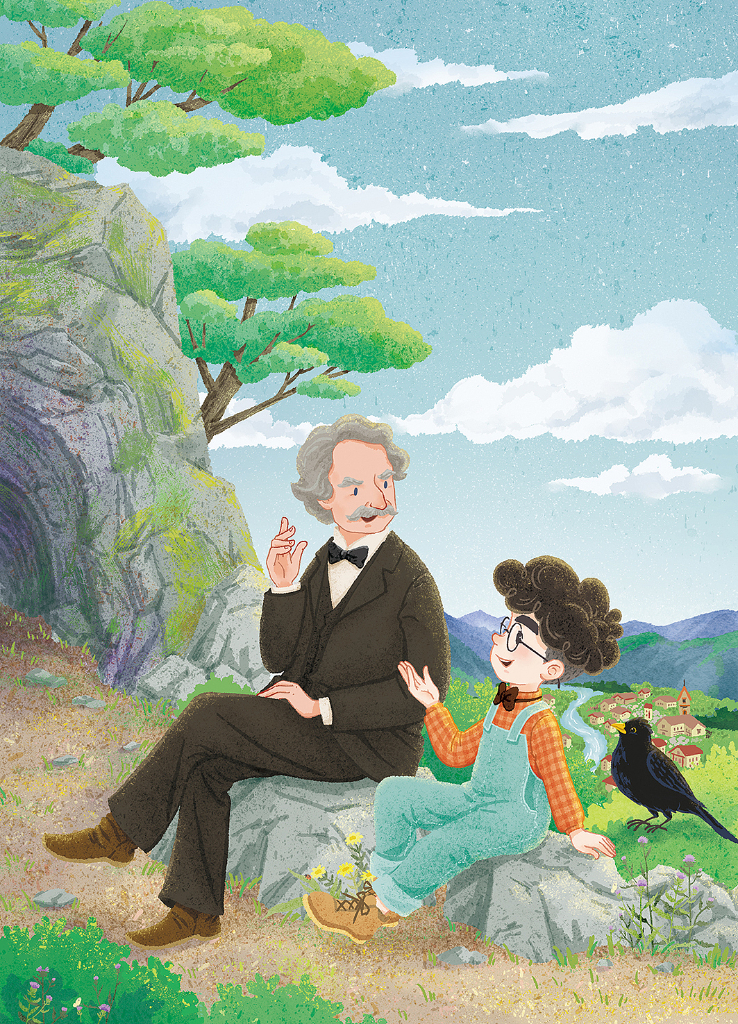 《学小霸漫游语文世界》系列插图——（三）（图ZMjMzOTQ3MTUy） - 儿童插画 - 站酷设计师糖兔纸原创素材 - 站酷ZCOOL