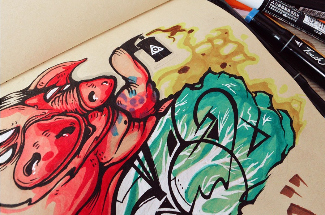 【SAY】手绘本,风格没变。