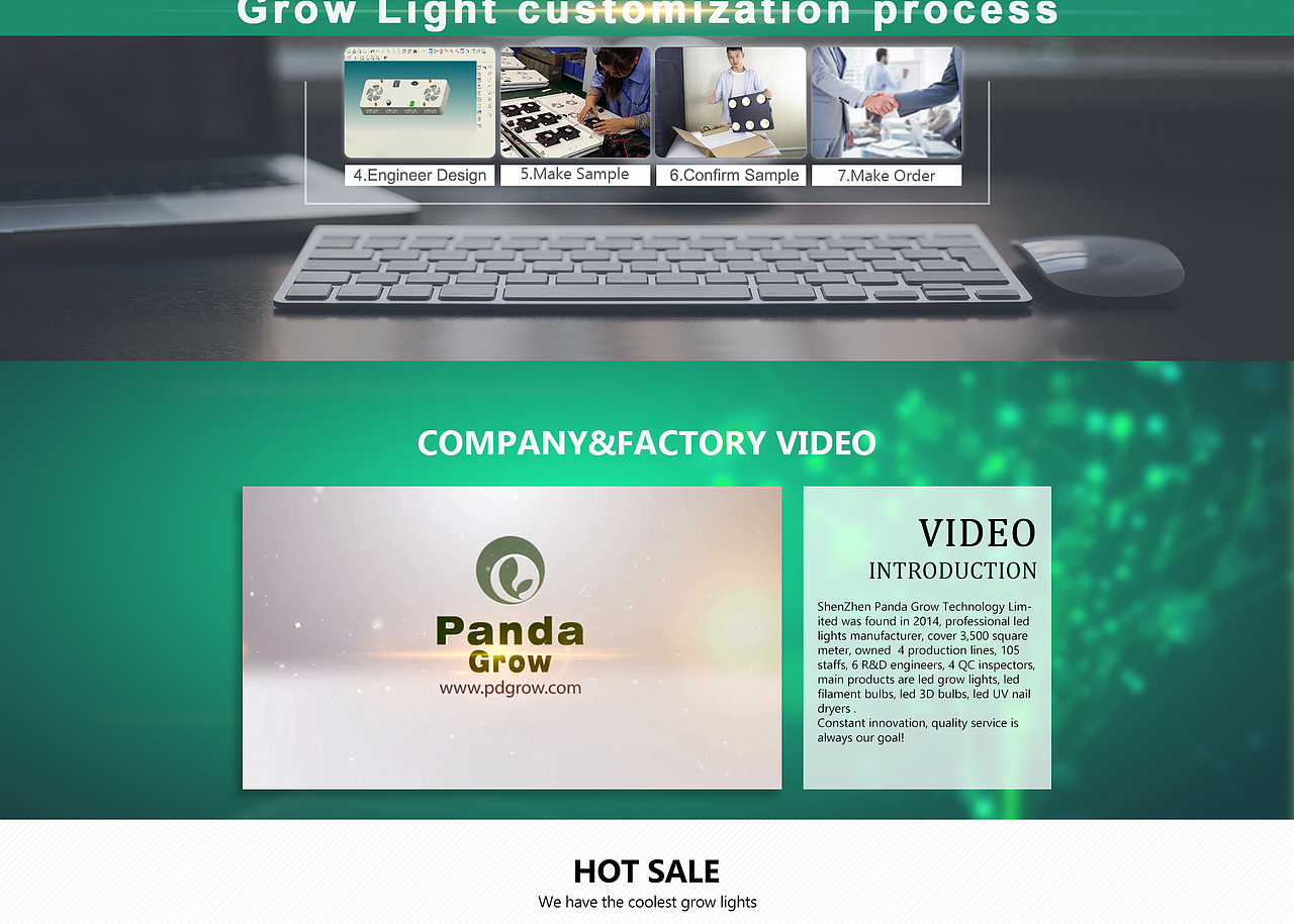 PandaGrow植物灯店铺首页