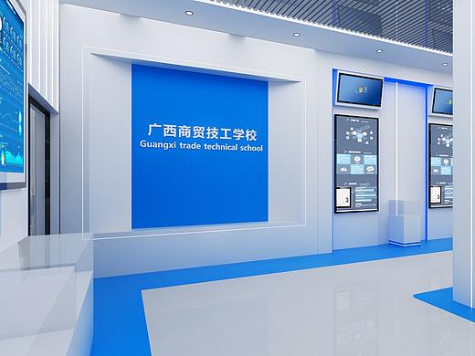 广西商贸技工学校-多功能厅