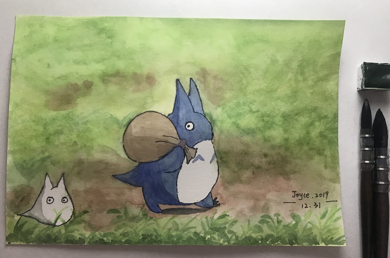 宫崎骏电影--水彩小画