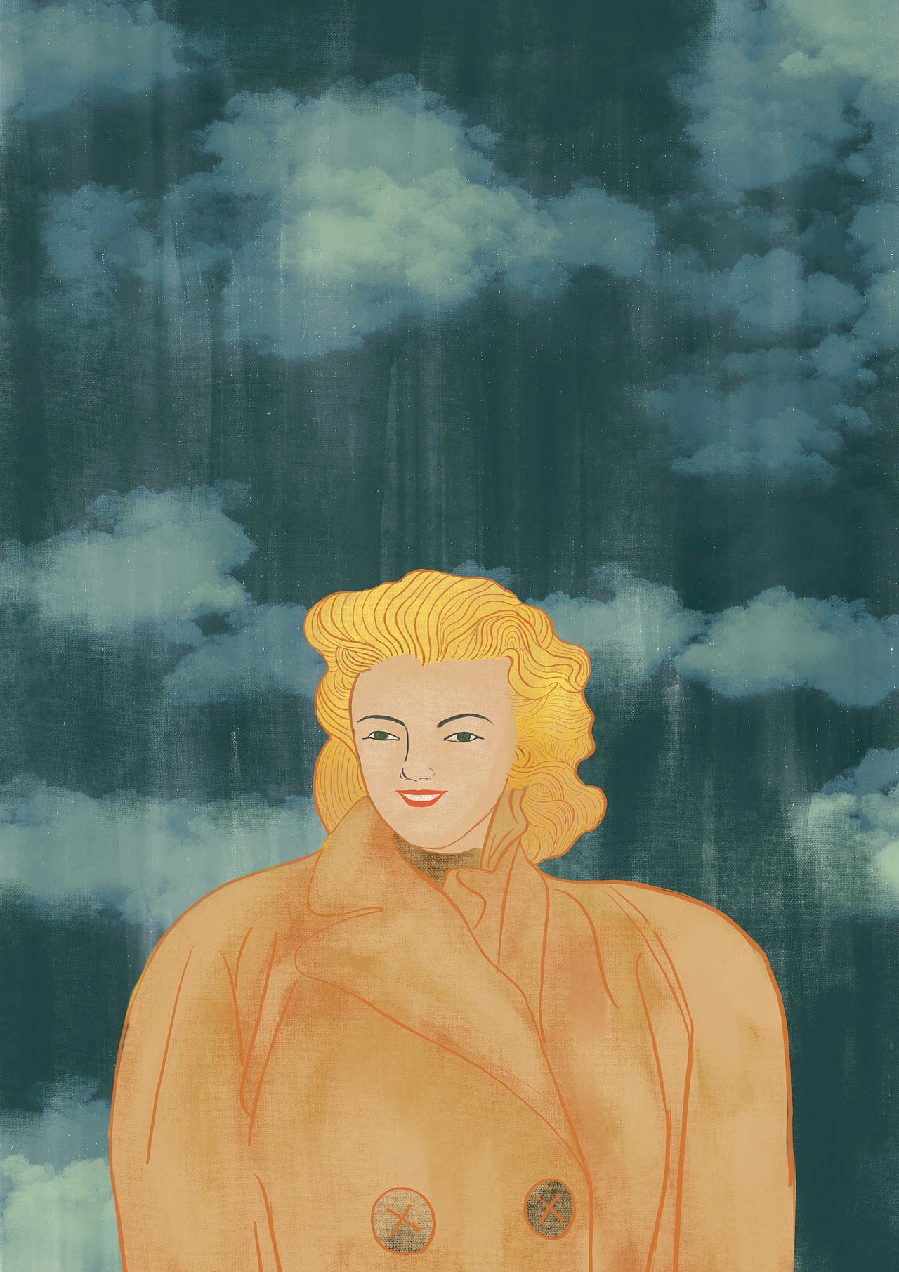 复古人物插画（图ZMjMxNTEzOTI0） - 创作习作 - 站酷设计师戴mingming原创素材 - 站酷ZCOOL