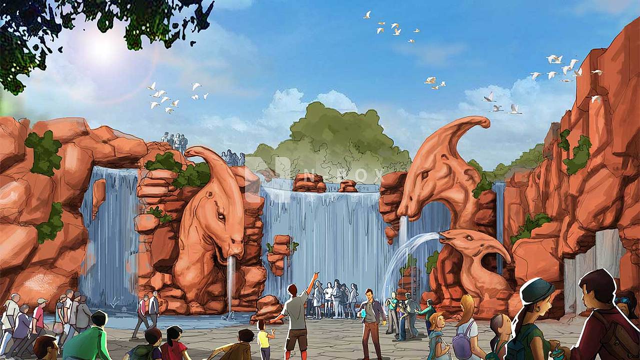 恐龙岛水上世界——概念设计及3d模型（图ZMjQwOTY0MTUy） - 其他 - 站酷设计师N_BOX凝驰创意原创素材 - 站酷ZCOOL