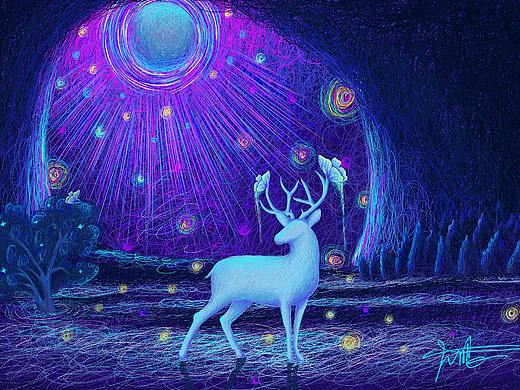 迷鹿（个人主页-ZNTYxODY1NzY=） - 创作习作 - 站酷设计师努力暴富的大眼原创素材 - 站酷ZCOOL