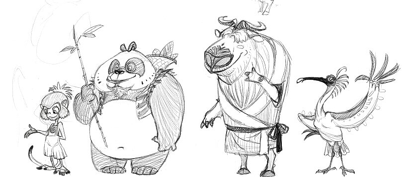 过去在几个公司作品 练习