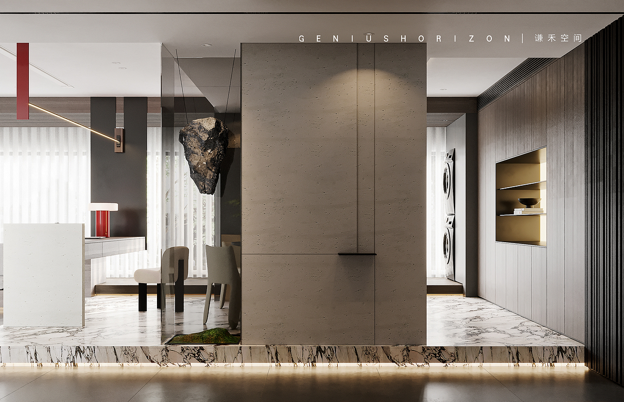 谦禾空间设计 隐山视觉 | 现代风格效果表现