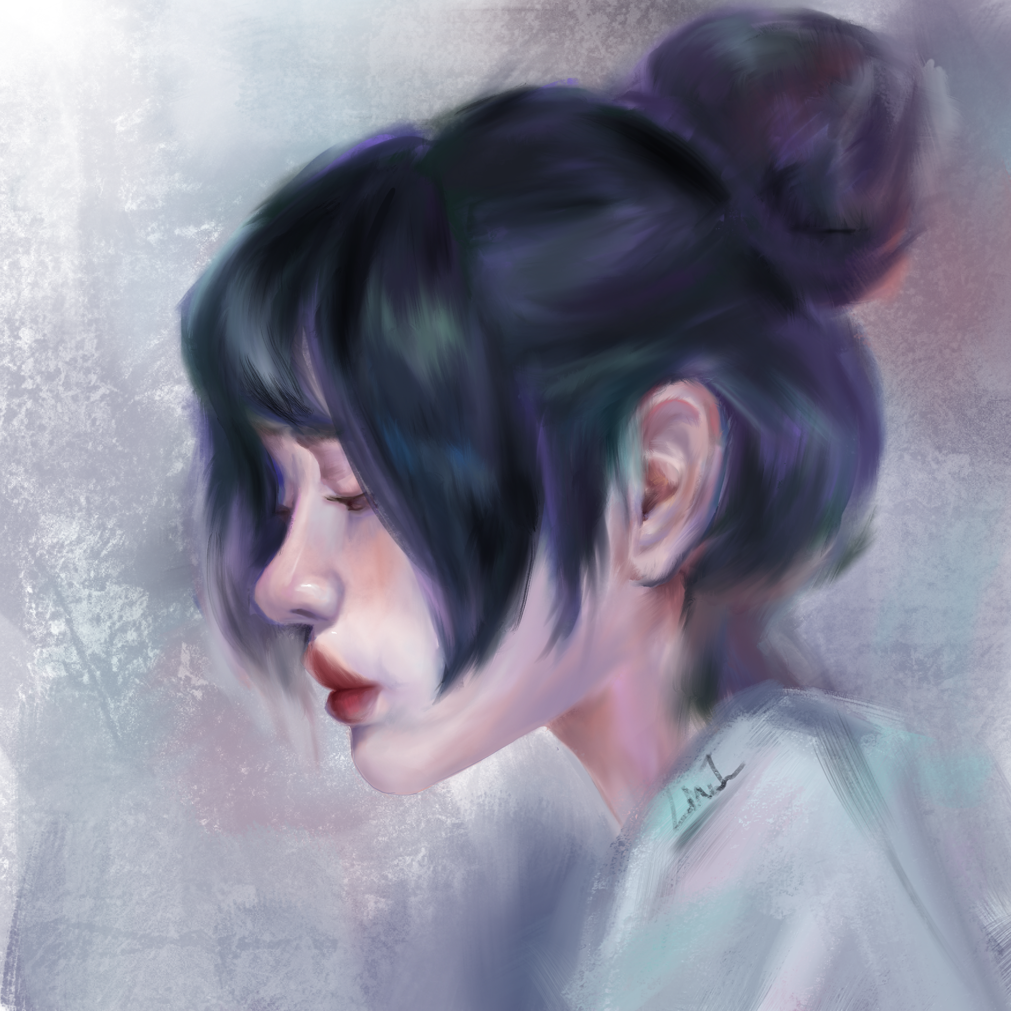 手绘头像|纯艺术|绘画|小林好好画画 - 原创作品 - 站酷 (zcool)