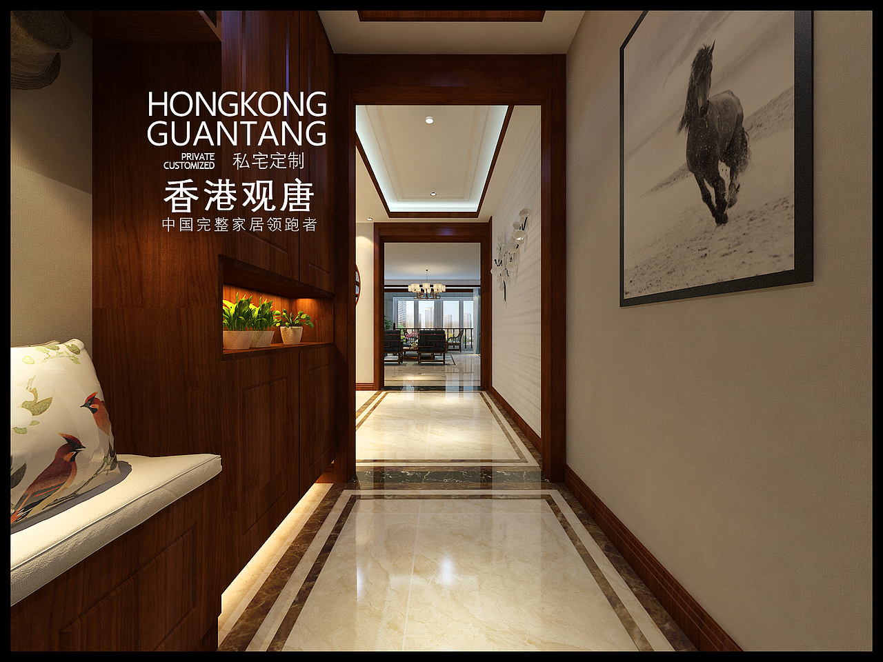 滕州装饰公司人和天地190平新中式风装修效果图户型图（图ZMTE1MDIxNzMy） - 家装设计 - 站酷设计师滕州设计师原创素材 - 站酷ZCOOL