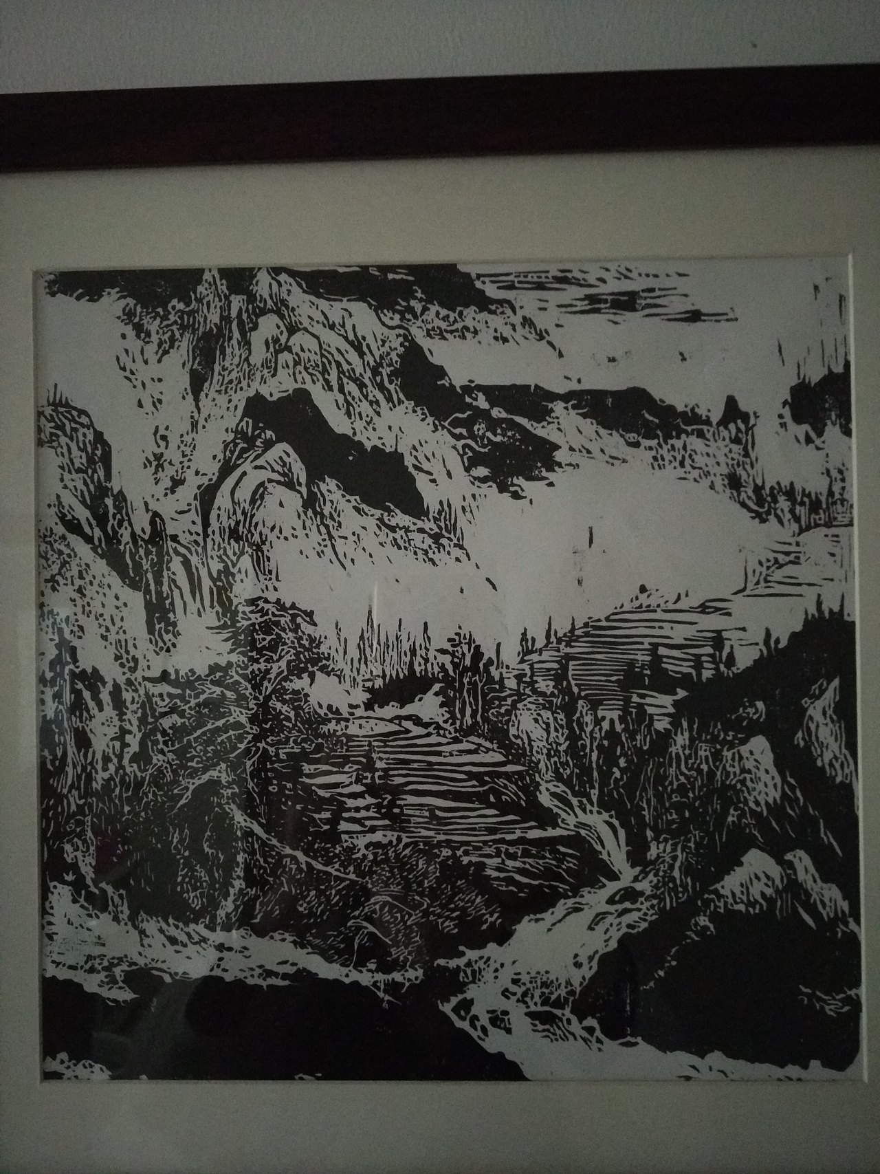 早期水彩,版画作品