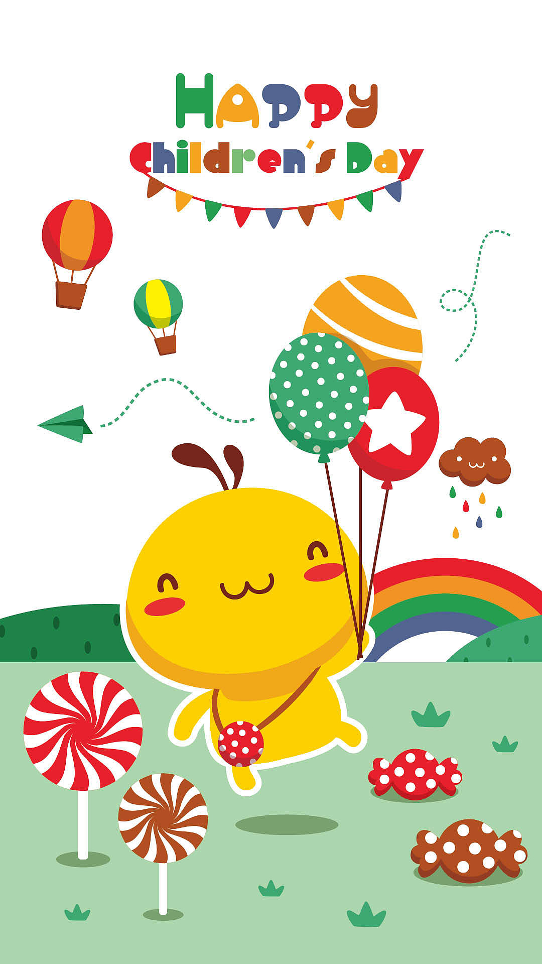 儿童节淘气节（图ZODA1NTY1NTI=） - 商业插画 - 站酷设计师碳碳原创素材 - 站酷ZCOOL