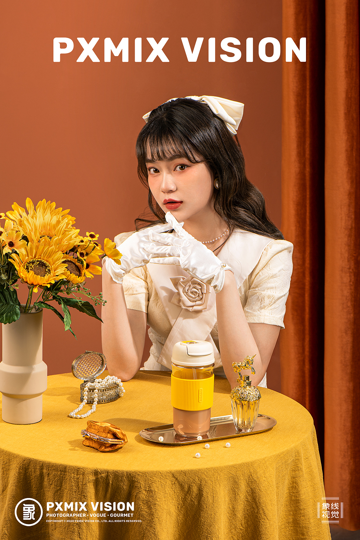油画少女丨Boaoni 咖啡杯 x 光影集 PXMIX