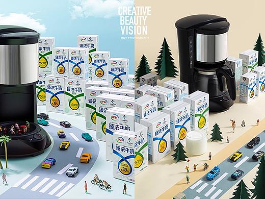 电商摄影 | 伊利臻浓牛奶 & CREATIVE BEAUTY VISION 