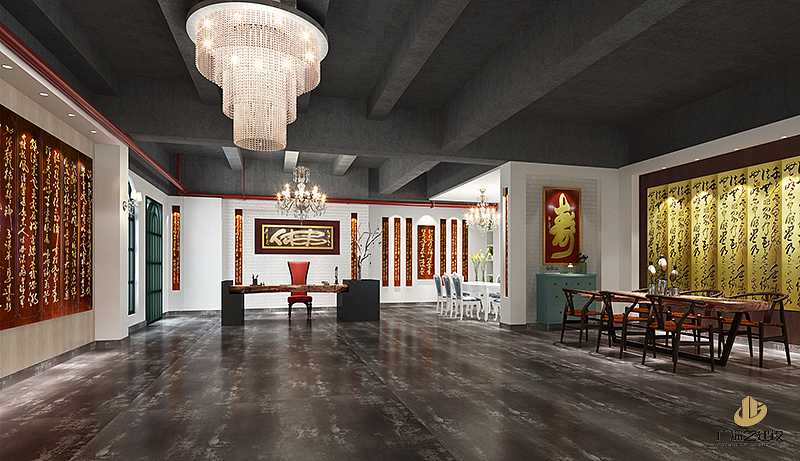 深圳展厅装修设计-朗山路展厅-广深艺建设