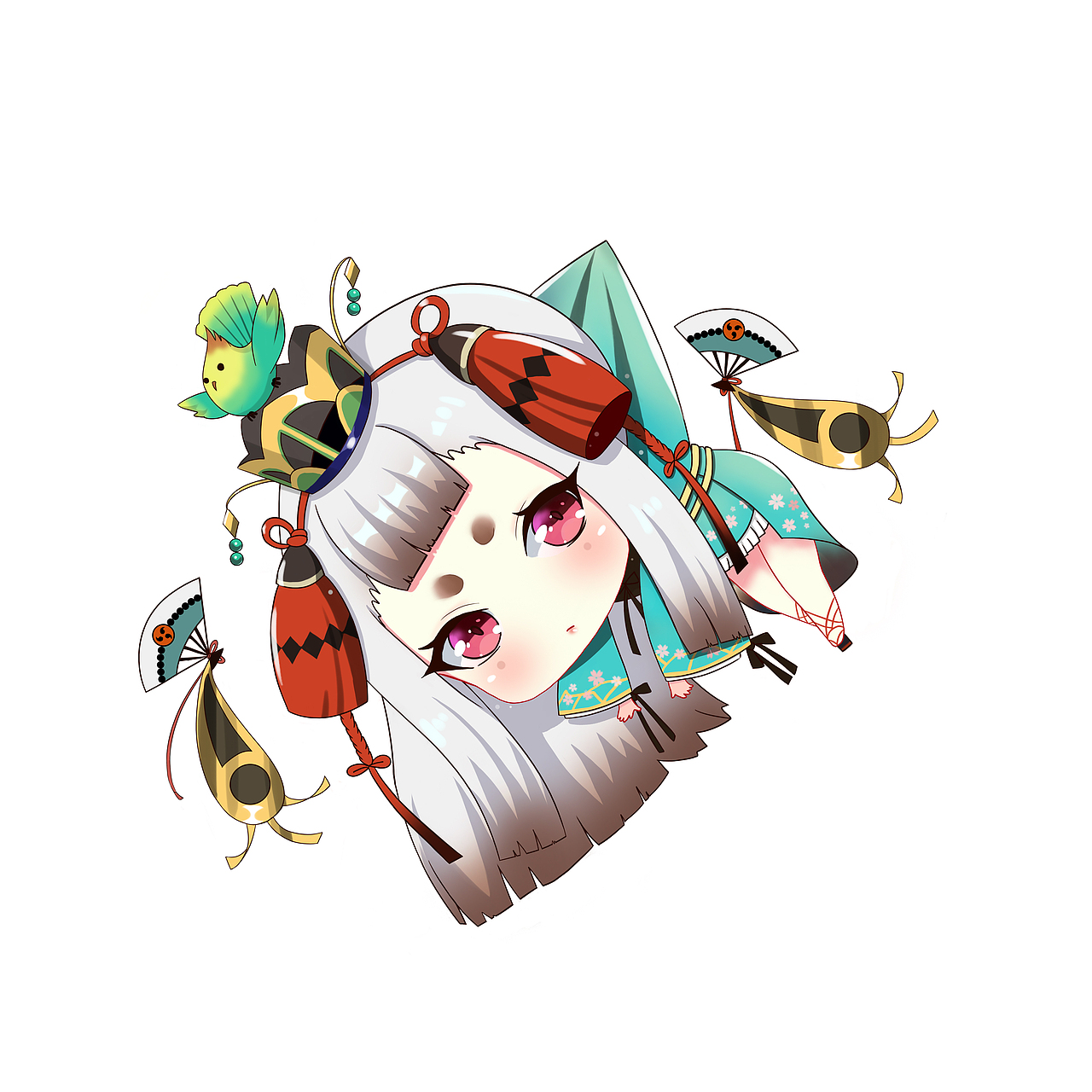 阴阳师手游 q版钥匙扣（图ZMTYxODQ0ODA4） - 艺术插画 - 站酷设计师小z有猫了原创素材 - 站酷ZCOOL