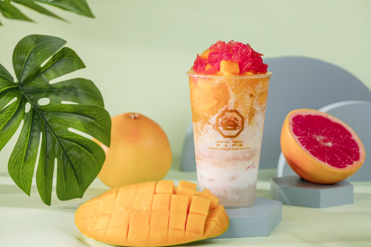 沪上阿姨杨枝甘露奶茶