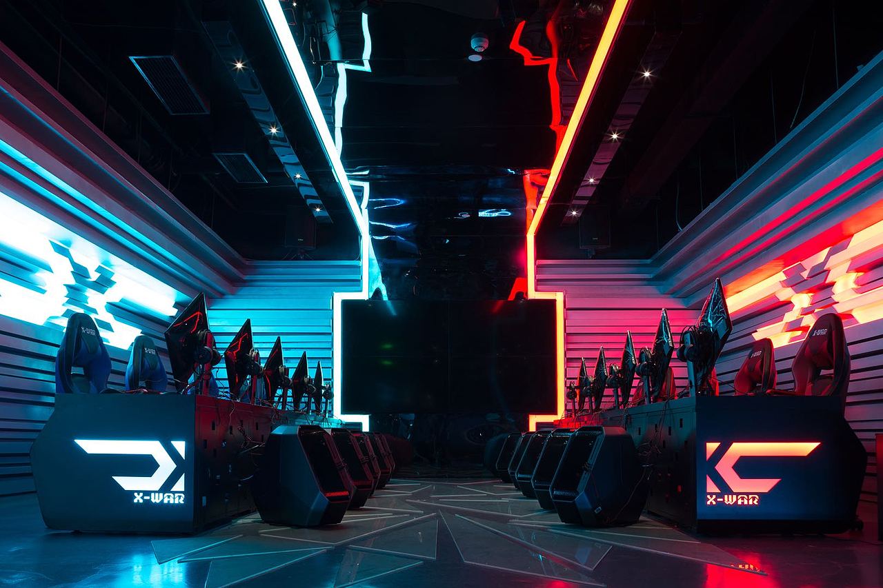 网红电竞红人馆设计效果图丨电竞馆设计案例