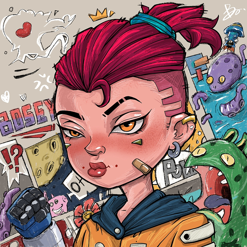 简单画个cool boy（图ZMzMzNjAzOTA4） - 新锐潮流插画 - 站酷设计师bosey原创素材 - 站酷ZCOOL