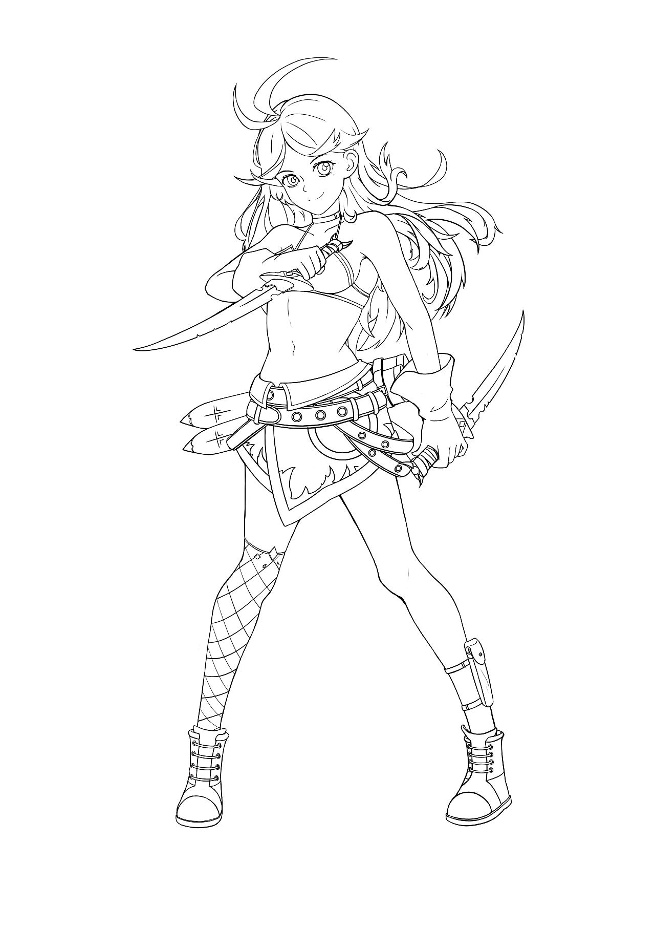 人物插画练习刺客