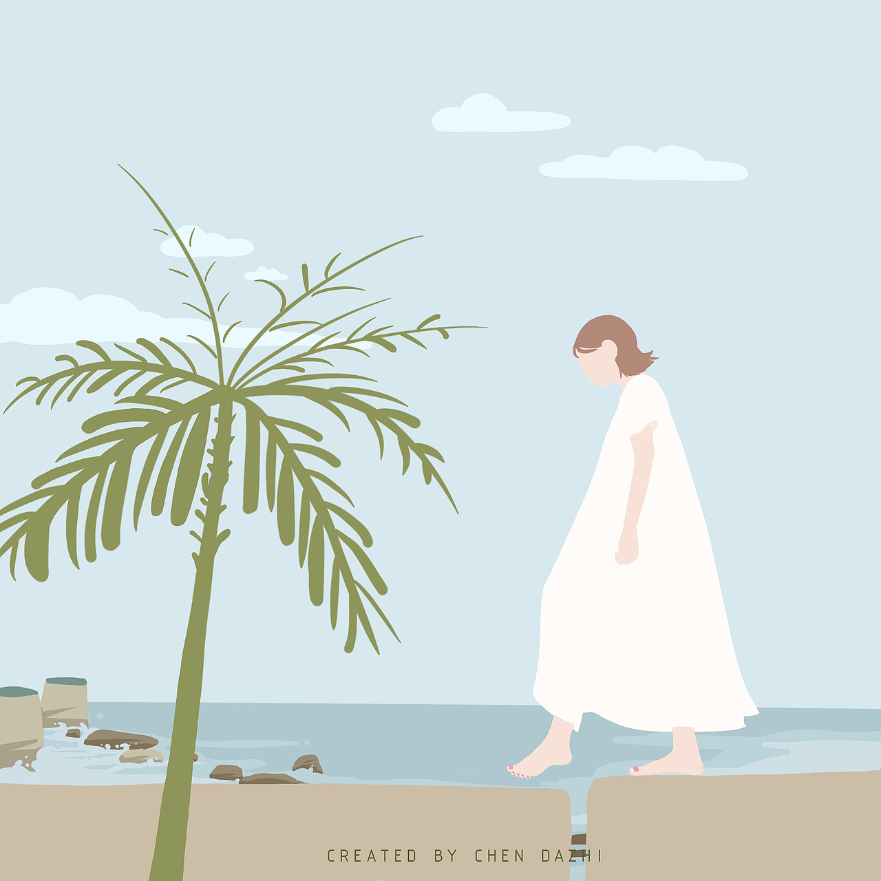 大海（图ZMTYxOTgyOTMy） - 绘本 - 站酷设计师陳大只原创素材 - 站酷ZCOOL