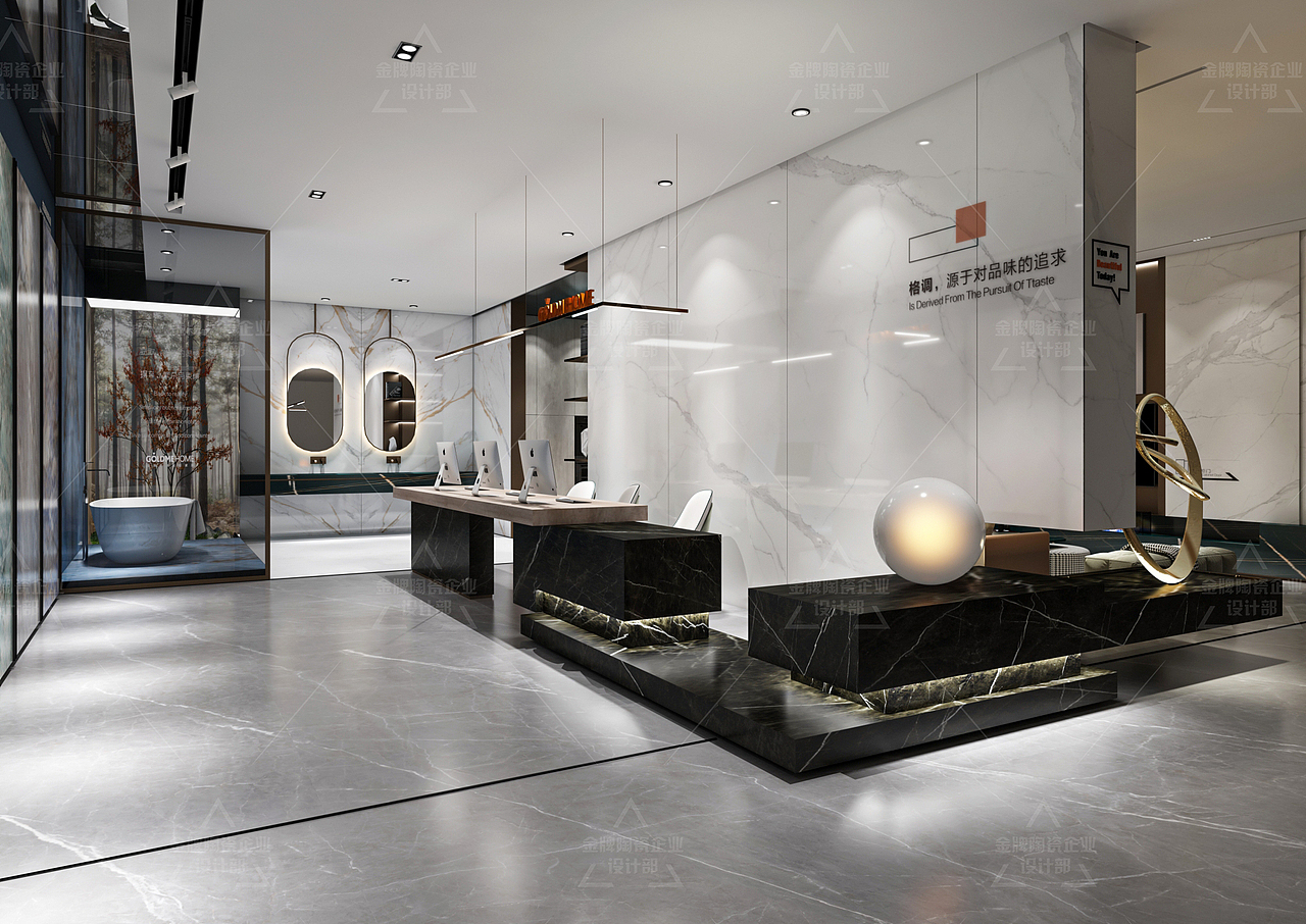 金牌岩板展厅（图ZMjg1NDg1MDg4） - 商业空间设计 - 站酷设计师King_Lam原创素材 - 站酷ZCOOL