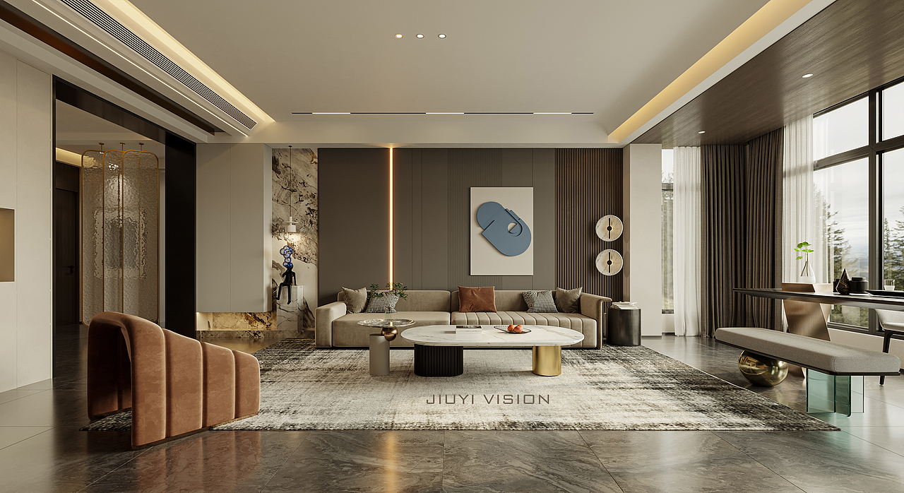 现代极简 意式侘寂 现代黑白灰 现代木质 现代简约