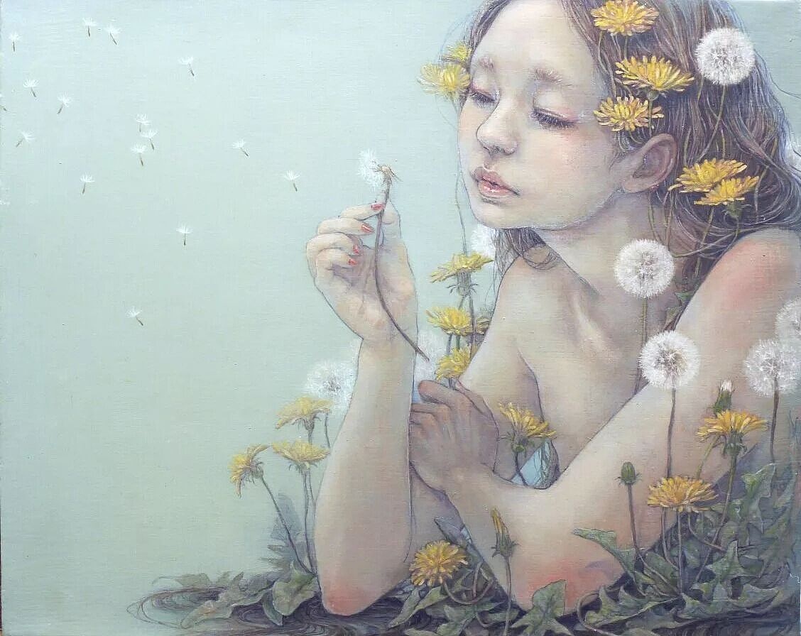 日本画家平野美保的插画（图ZNTczMzU0MTY=） - 艺术插画 - 站酷设计师Mr周先生原创素材 - 站酷ZCOOL