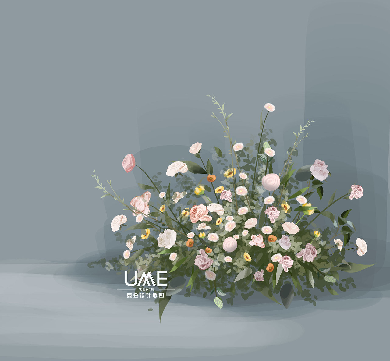 花艺画法总结(图ZMTU5NDg1MDgw) - 商业插画 - 站酷设计师爱画画的天边原创素材 - 站酷ZCOOL