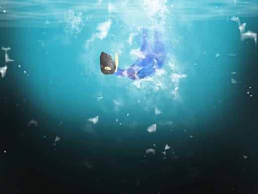 墜（個人主頁-ZNDUyODI5NDg=） - 藝術(shù)插畫 - 站酷設(shè)計師玄魘原創(chuàng)素材 - 站酷ZCOOL