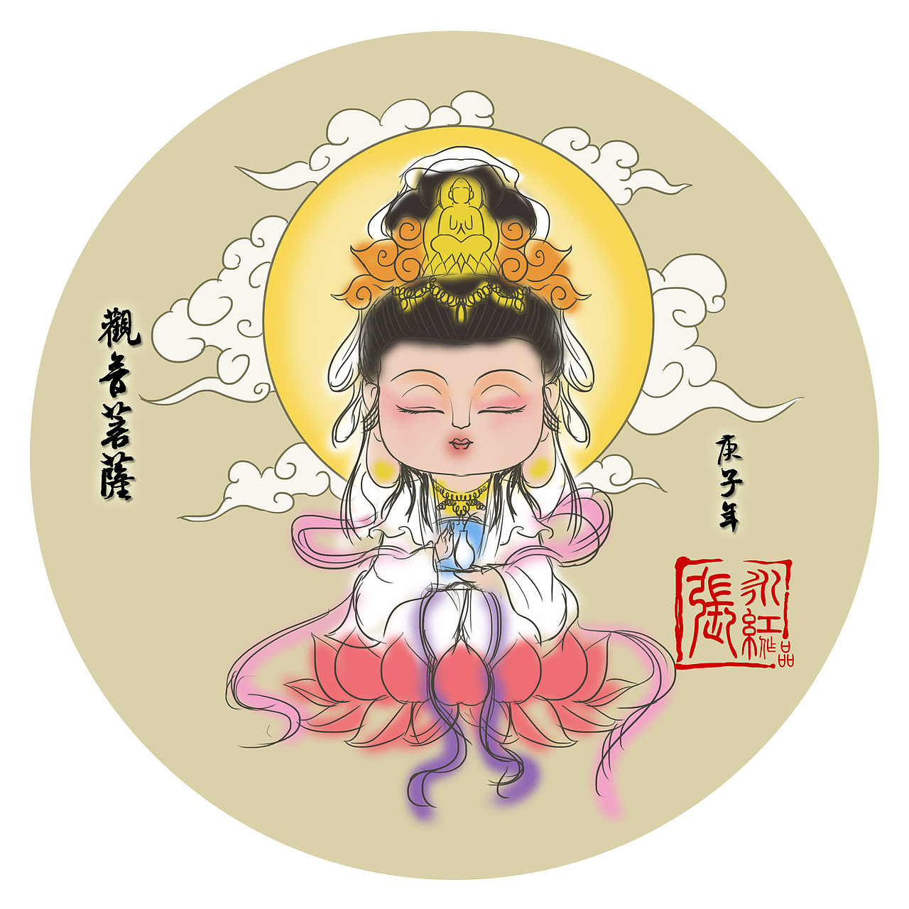 西游记人物谱q版西天